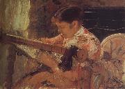 Mary Cassatt Mary is weaving oil painting reproduction